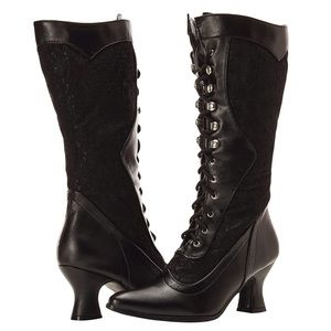 Victorian Lace-Up Boots